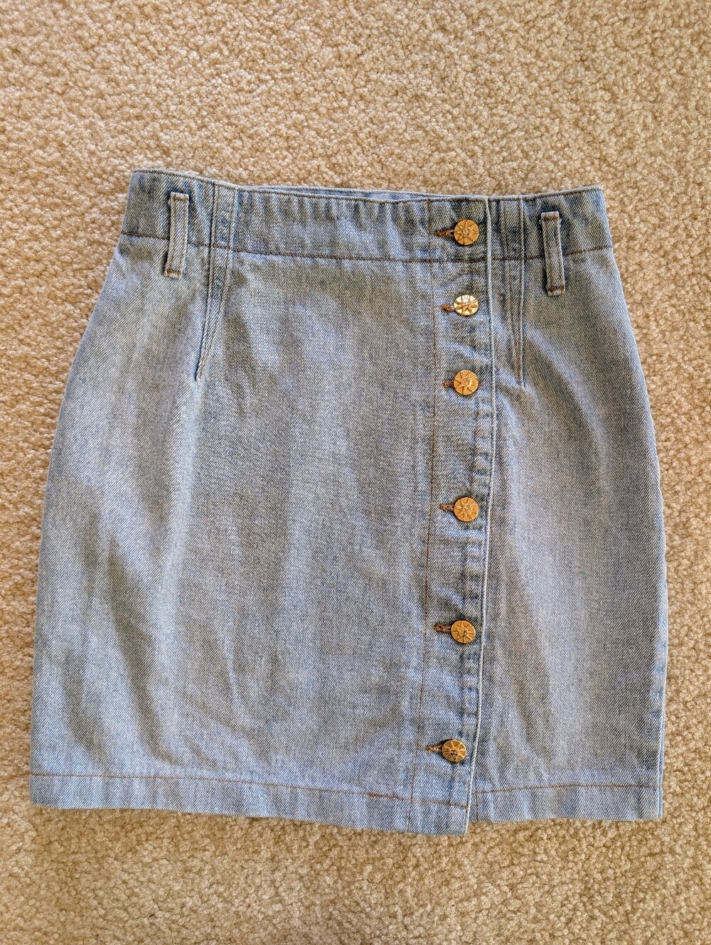 Light Denim Skirt